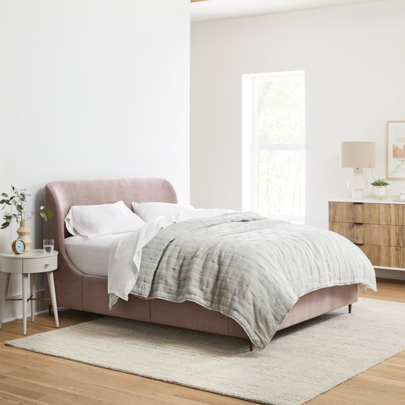 DARIAN -Blush Pink King size Bed- By Dream Decor – PakTameer