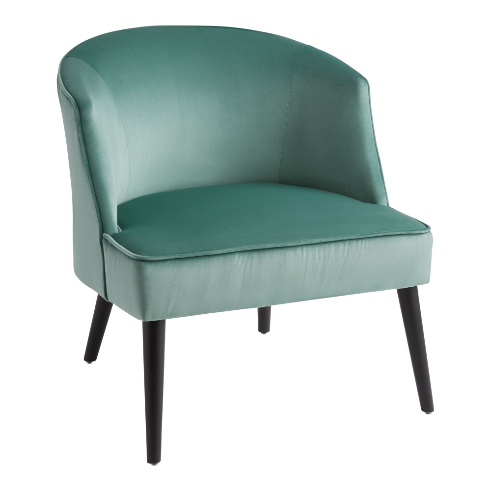 LUMIRUS - Modern Sage Green Barrel Chair