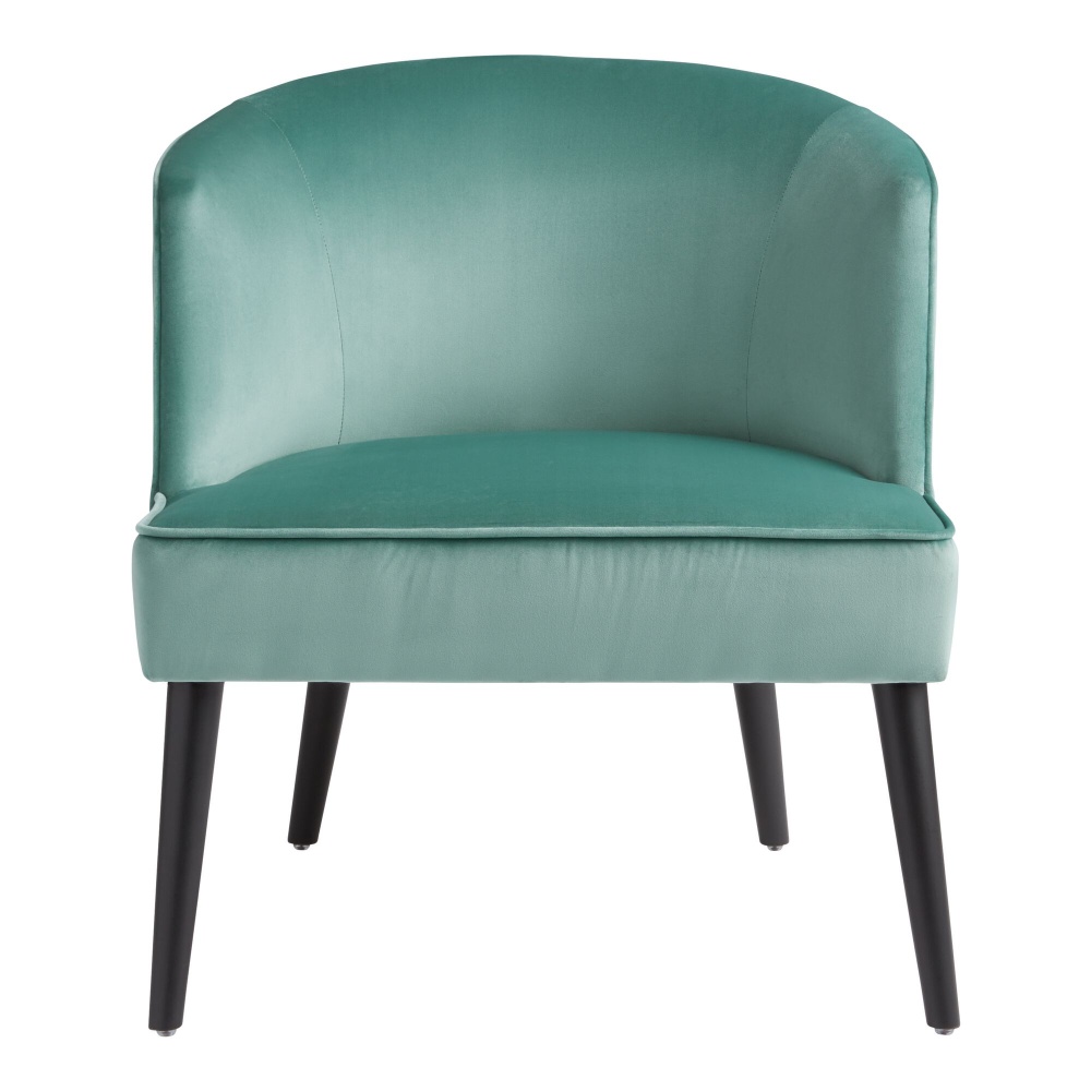 LUMIRUS - Modern Sage Green Barrel Chair - Image 2