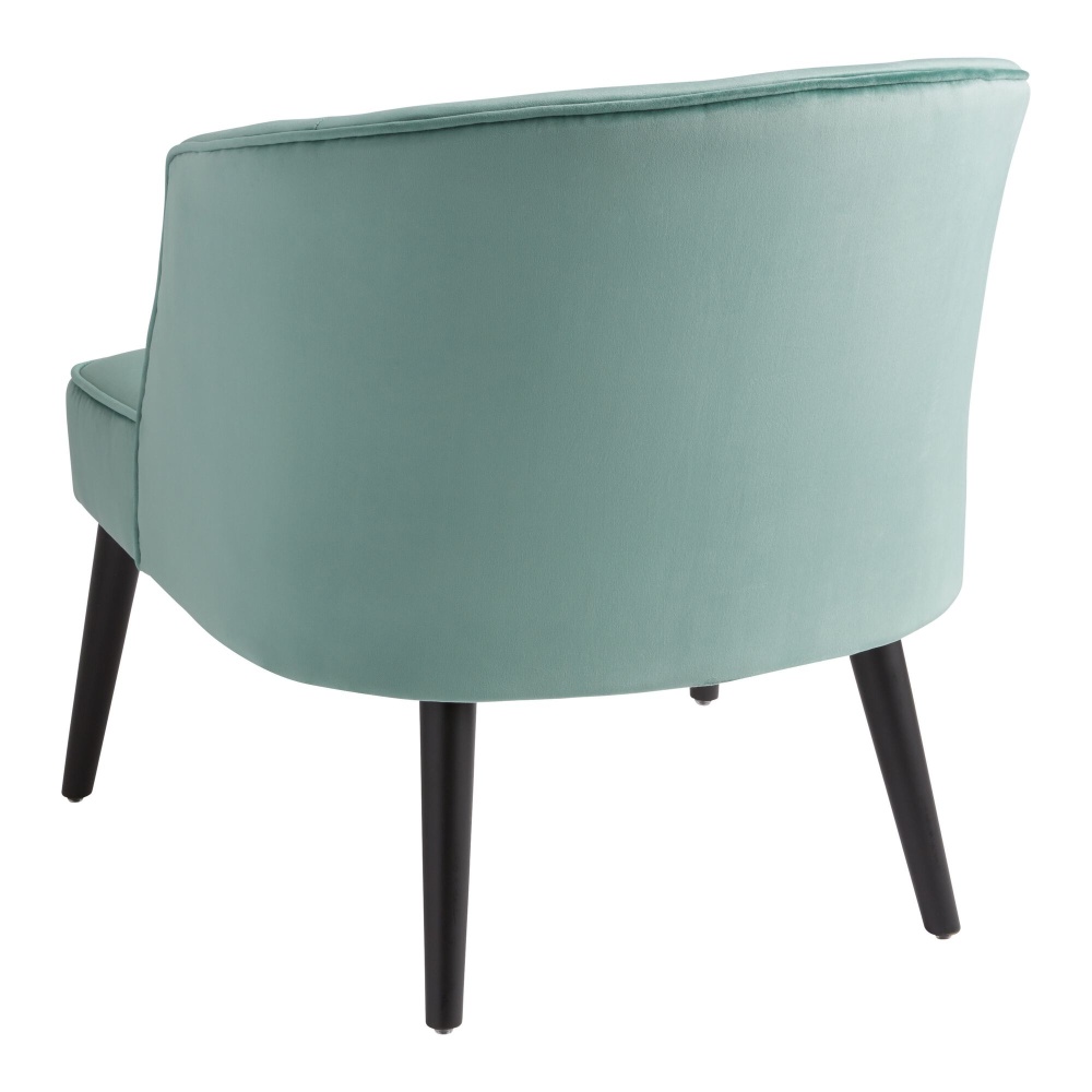 LUMIRUS - Modern Sage Green Barrel Chair - Image 3