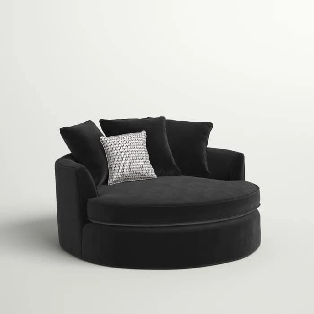 TOSSBAL - Round Barrel Chair with Comfy Cushions - Image 4