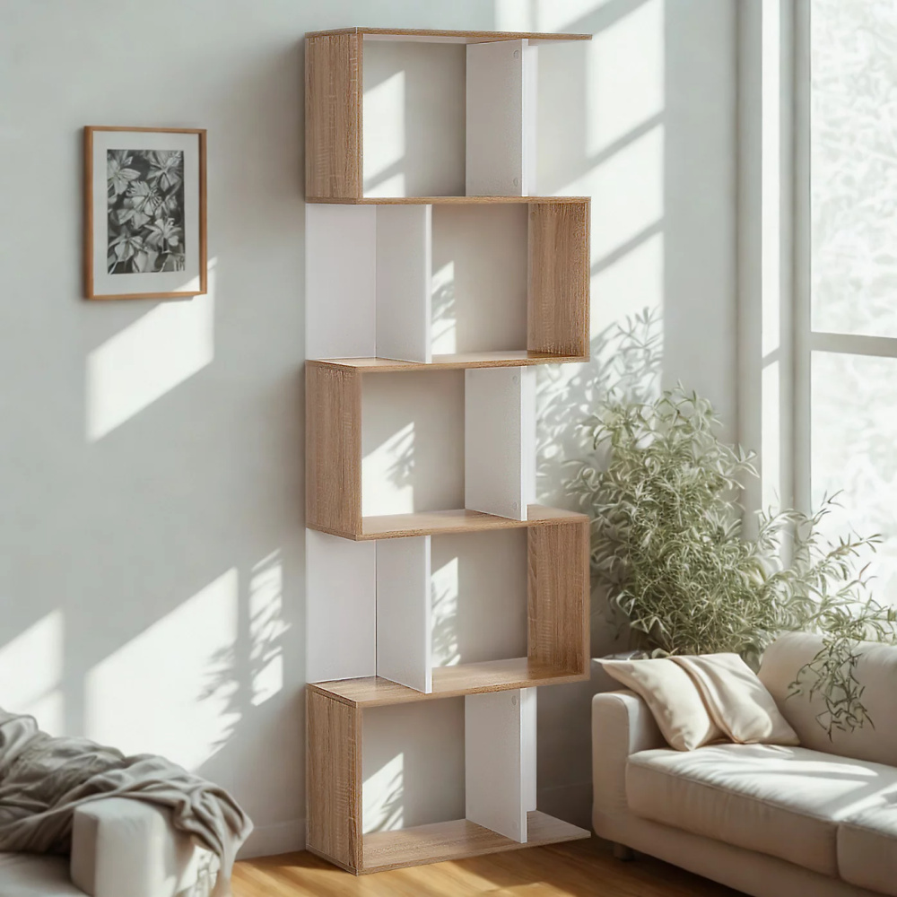 CATHRYN - Five Tier Shelves Bookcase - Image 4