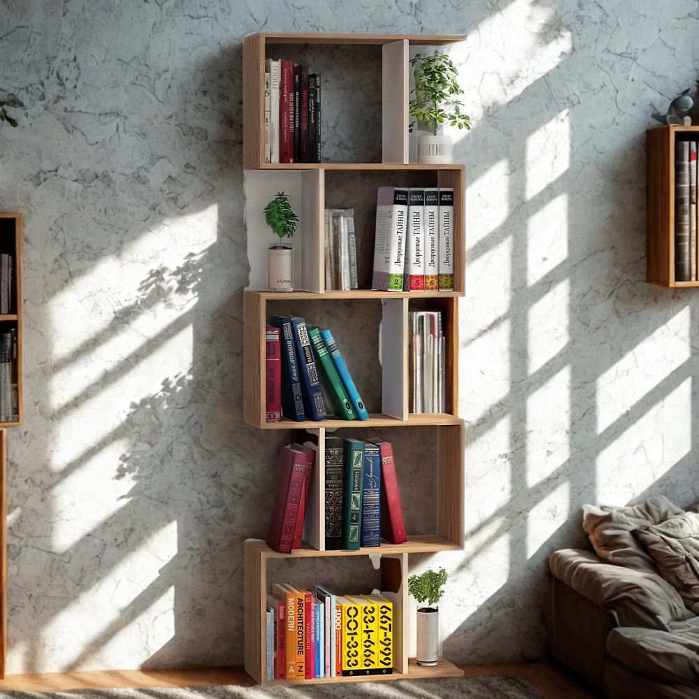 CATHRYN - Five Tier Shelves Bookcase - Image 2