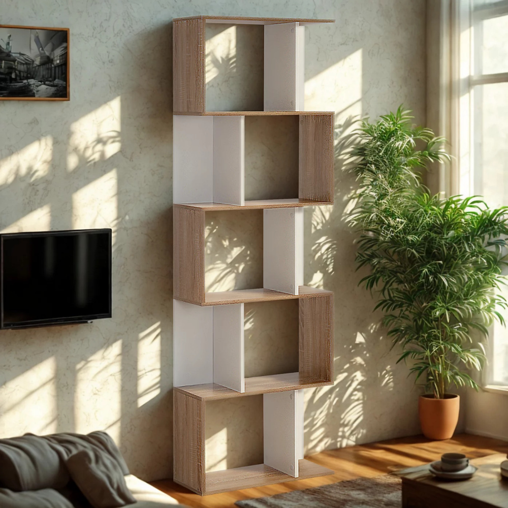CATHRYN - Five Tier Shelves Bookcase - Image 3