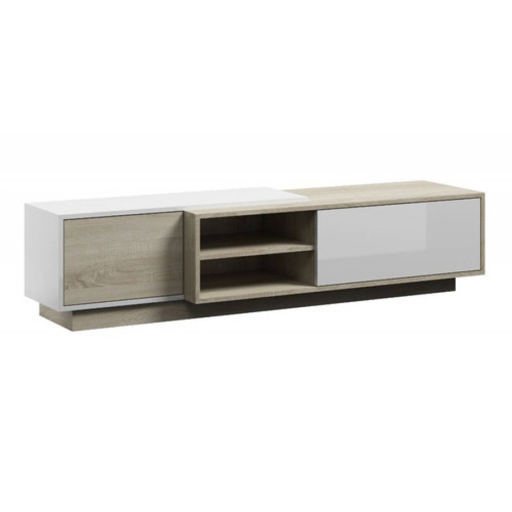 DECCER - White Cabinet TV Console - Image 2