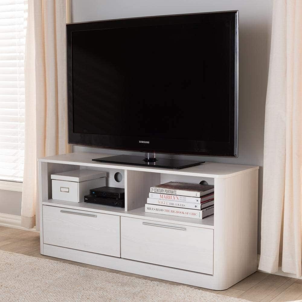 EGAS - Space Saving White TV Stand - Image 2