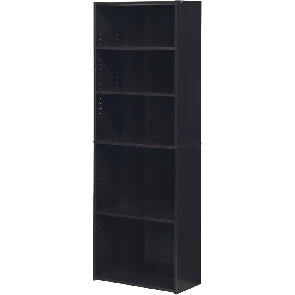NEAL - Large Storage Bookshelf Black - Image 4