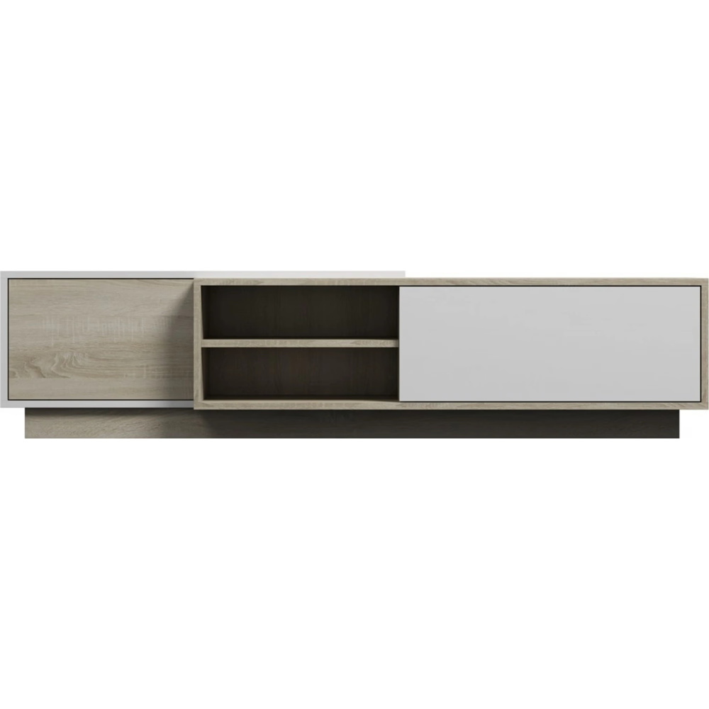 DECCER - White Cabinet TV Console - Image 3
