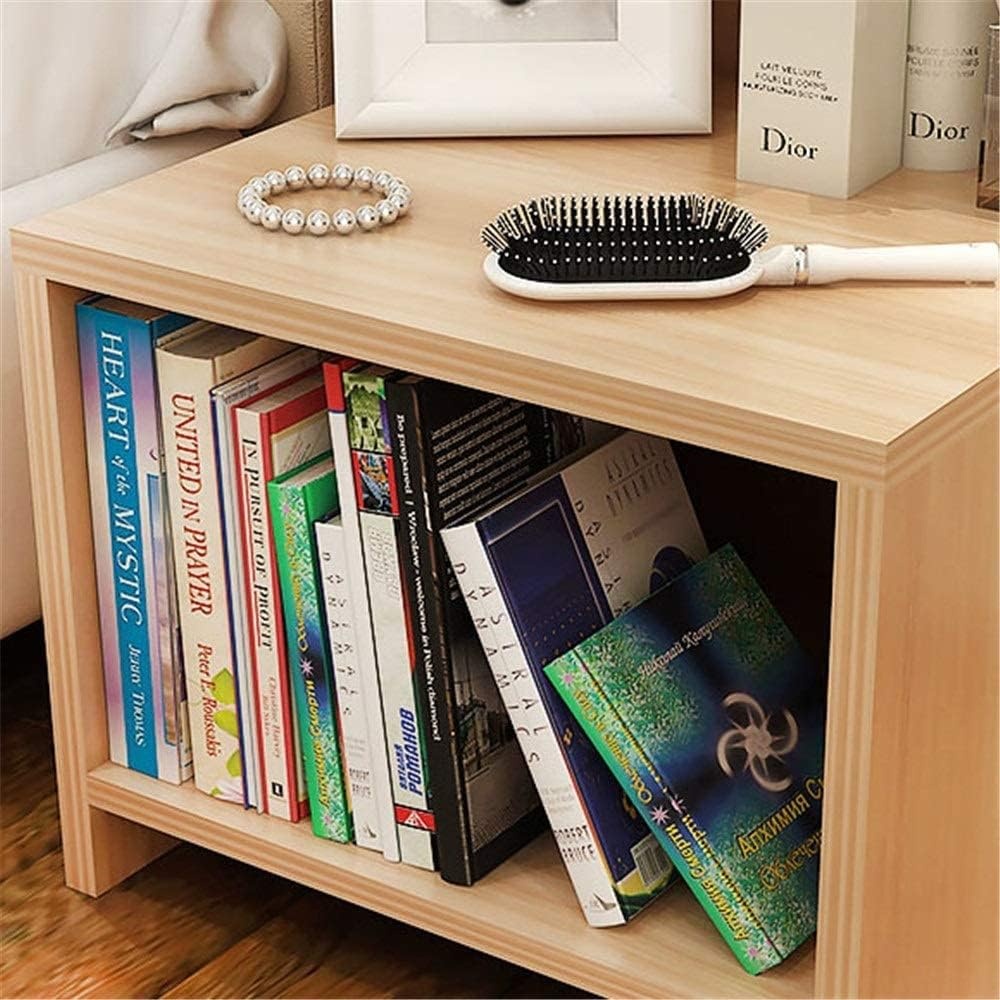 BELVEN - Oak Brown Bedside Storage Table - Image 4