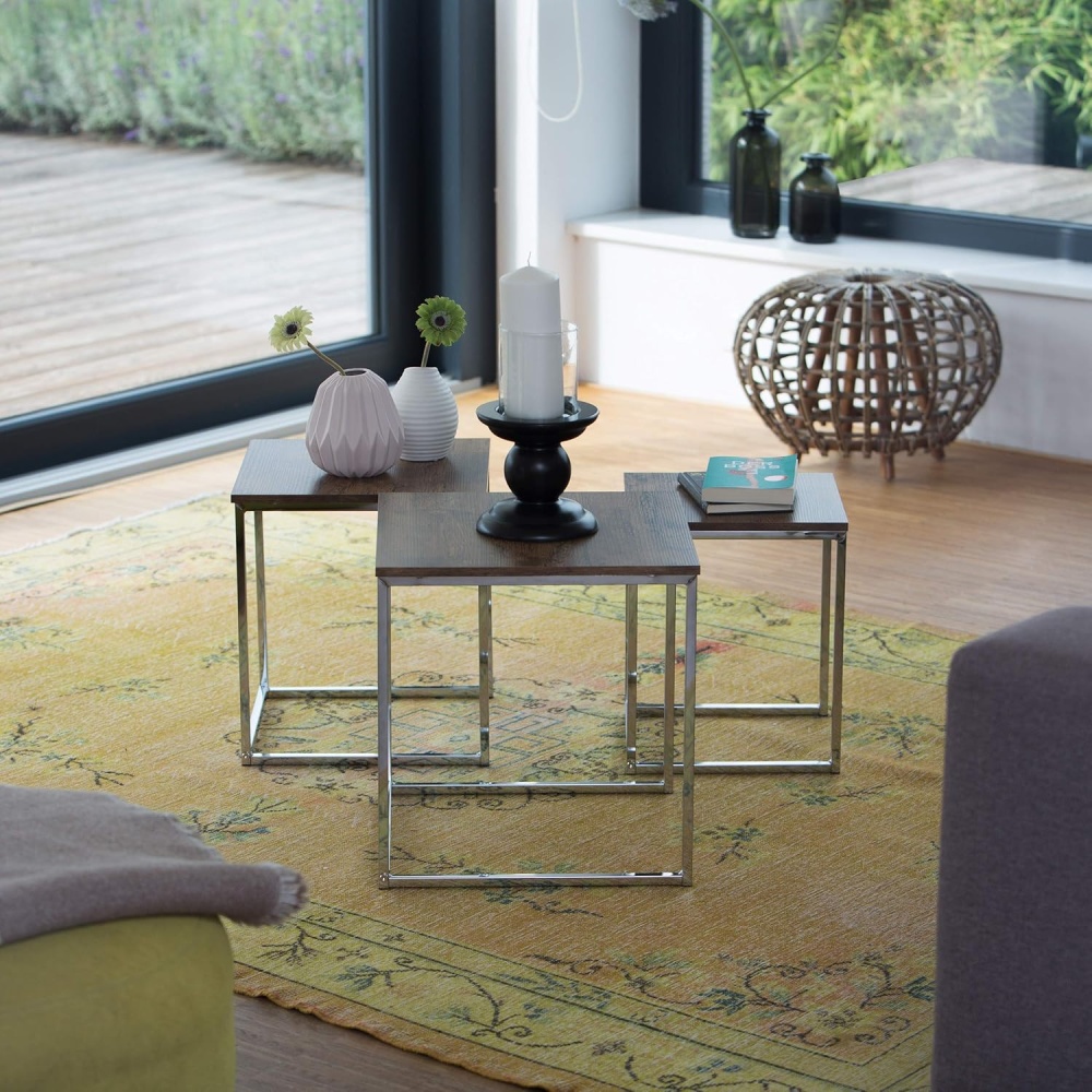 SCARLET - Three Piece Nesting Table