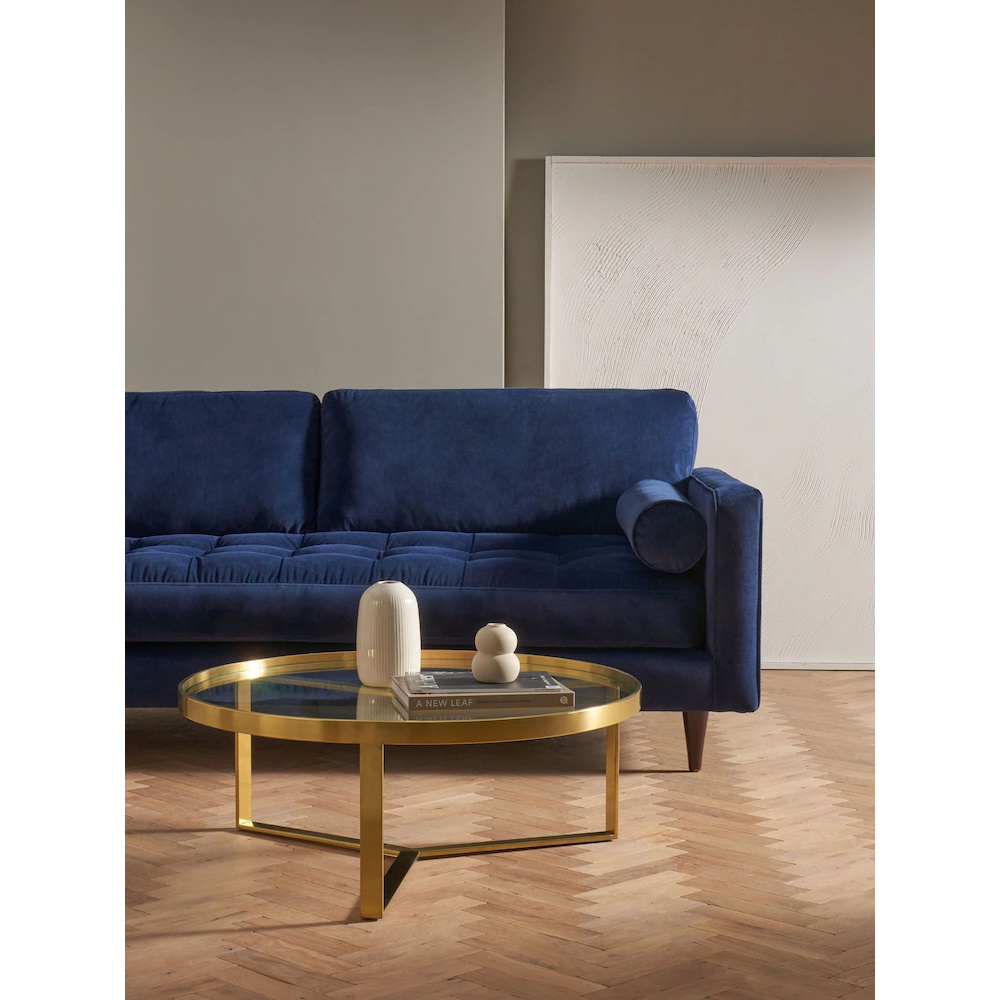 ROXX - Triangular Frame Round Coffee Table - Image 5