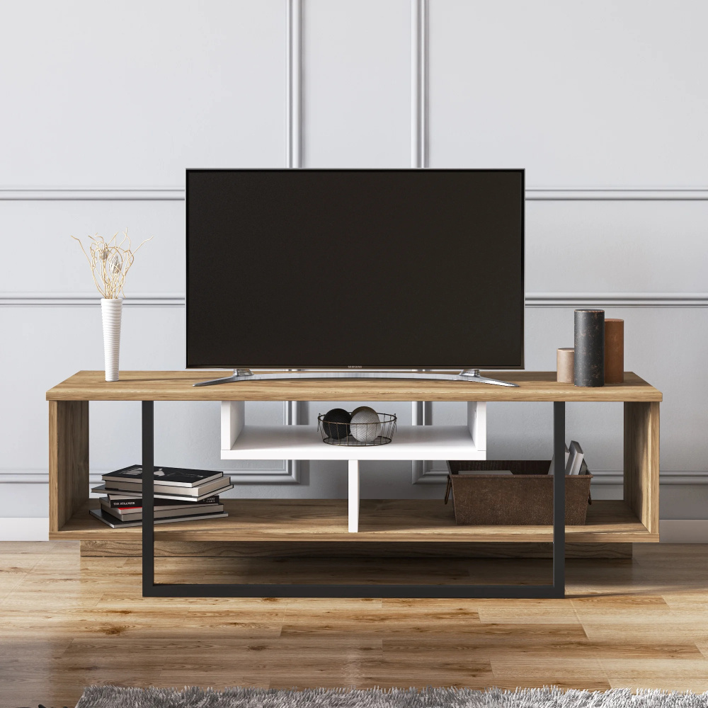 DEANDA - Metal Leg TV Stand
