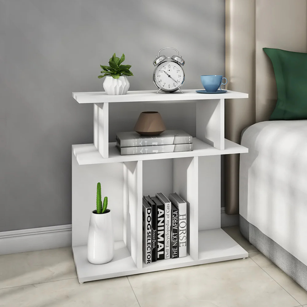 VINIC - Side Storage Table White
