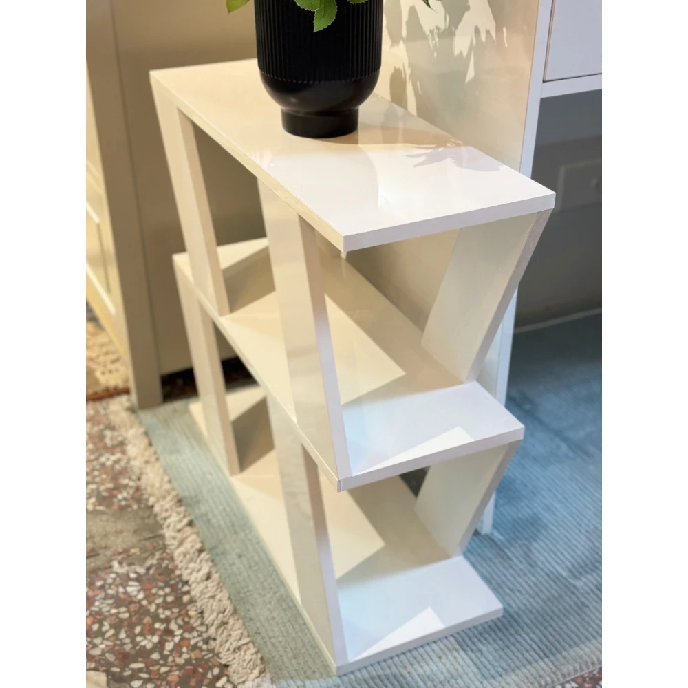 HLITCHER -Modern Design End Table White - Image 2