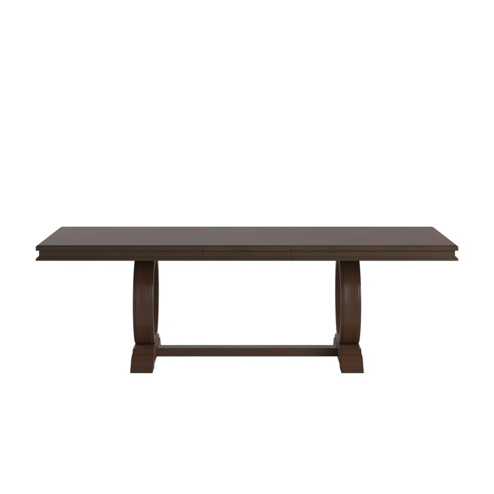 KELLY - Nine Piece Dining Table Set In Dark Brown - Image 5