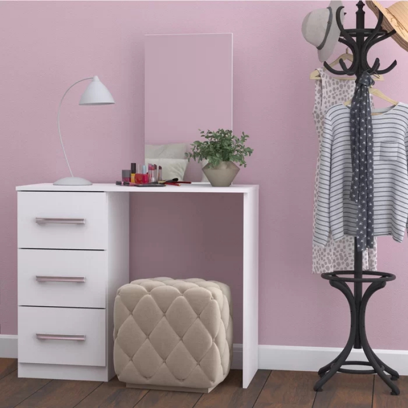 ORBEK Vanity Desk With Mirror Wooden By Dream Decor PakTameer