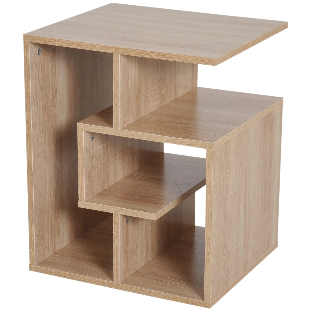 JIGSAW - Wooden Side Table Oak Brown - Image 2
