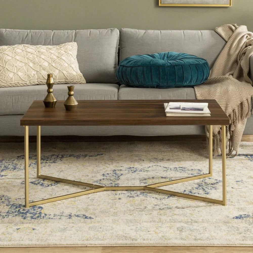 Coffee Table With Cross Legsnull