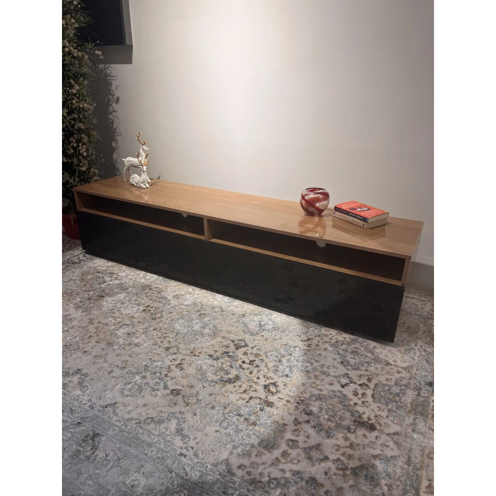BLAIR - Brown & Black Media Display TV Console - Image 4