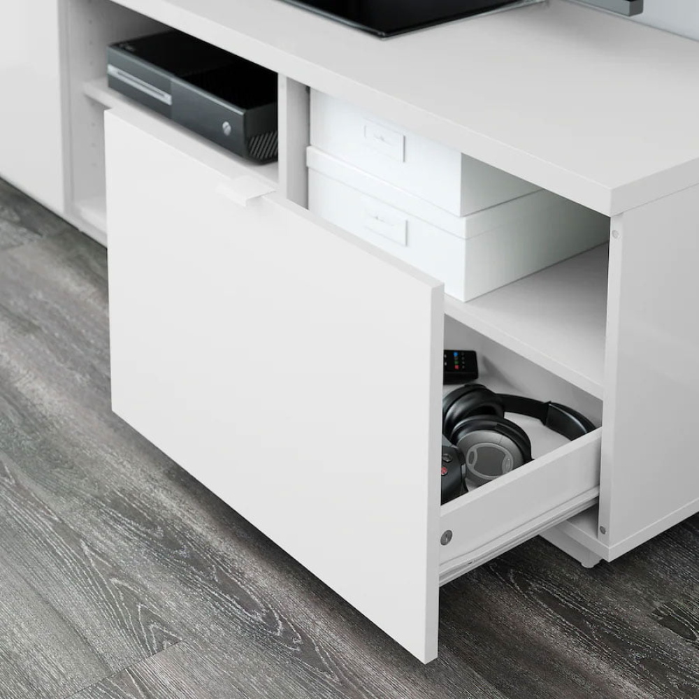 NORAH - Simple White TV Stand - Image 6