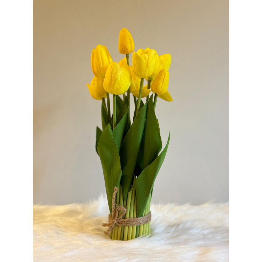 YELLOW TULIP – Decorative Flower Bunch