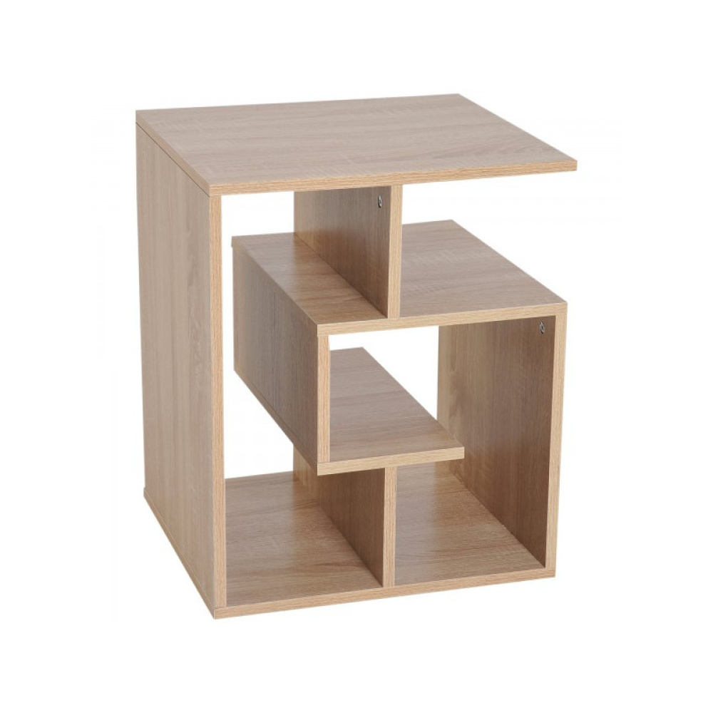 JIGSAW - Wooden Side Table Oak Brown - Image 3