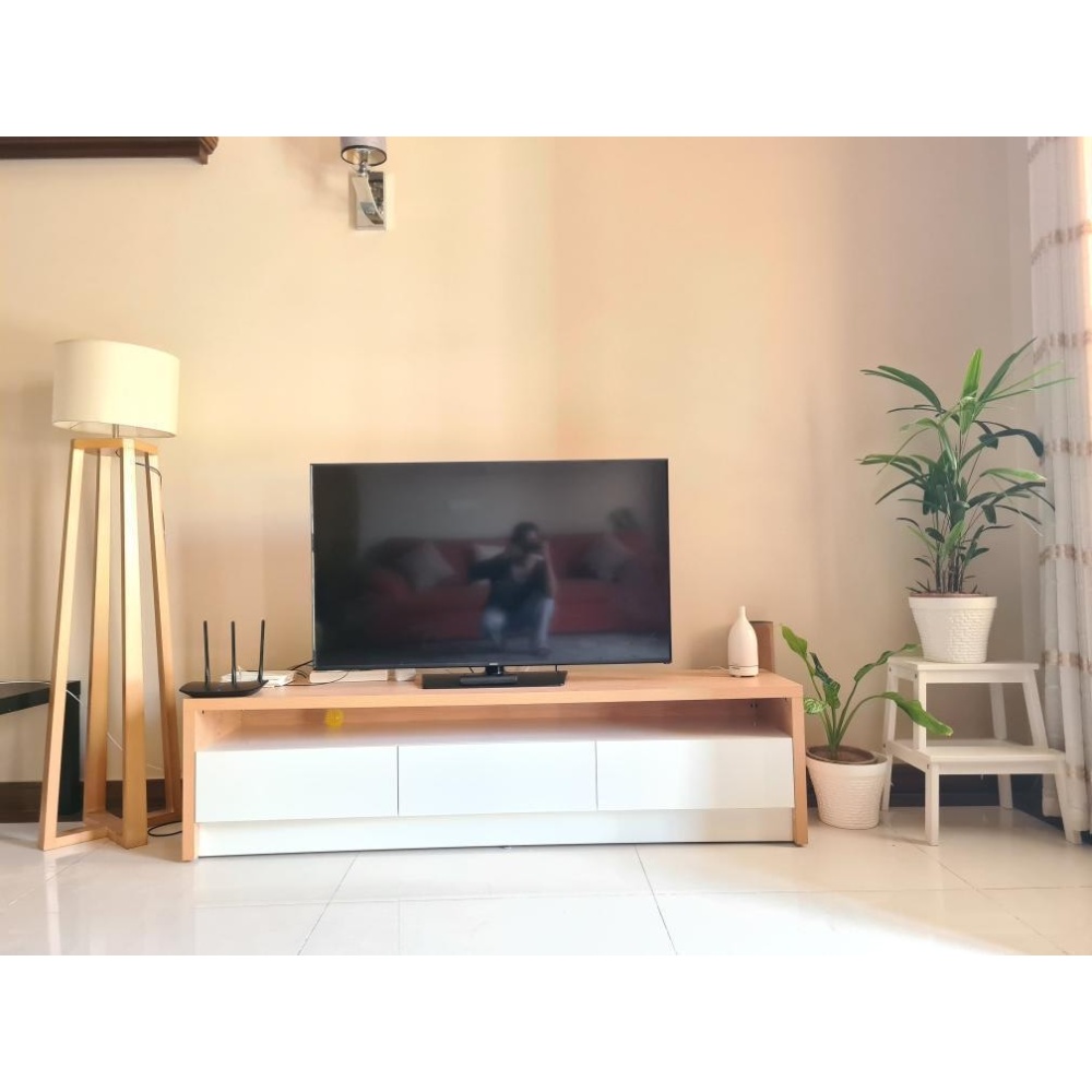 MOONSOON - Media Display TV Stand with Storage Cabins - Image 3