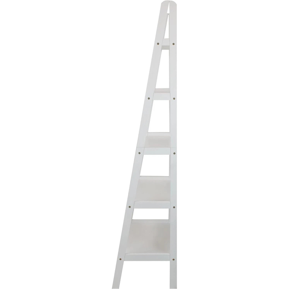 PANK - Five Step White Ladder Bookshelf - Image 3