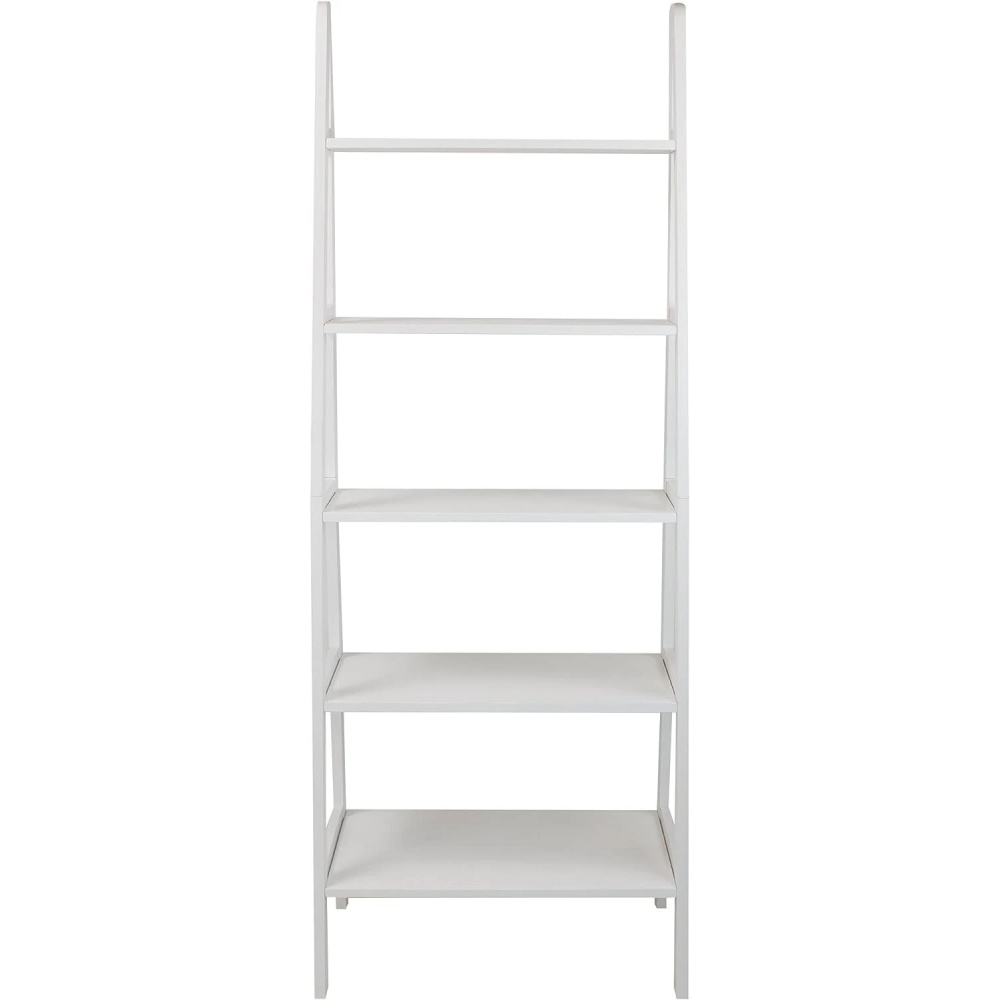 PANK - Five Step White Ladder Bookshelf - Image 2