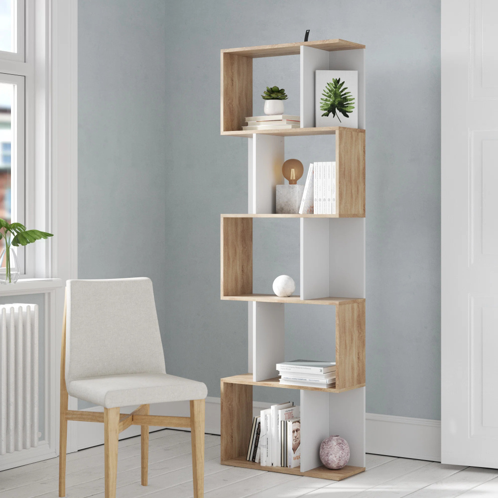 CATHRYN - Five Tier Shelves Bookcase