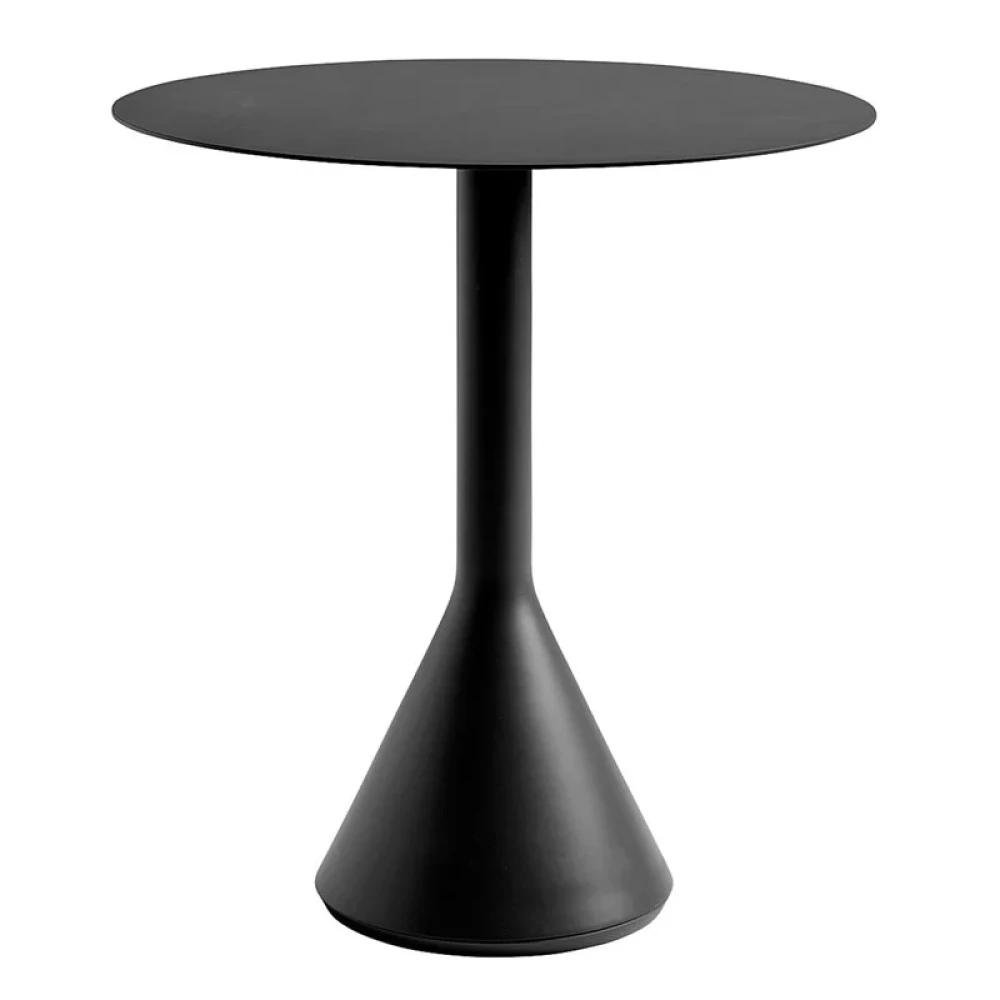 ANTHRA - Black Cone Shaped Outdoor Table