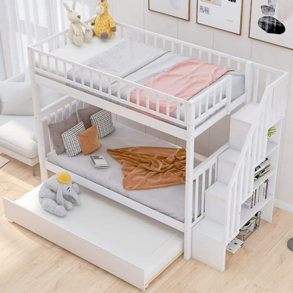 INNIE - Twin Over Twin Bunk Bed with Trundle - Image 2