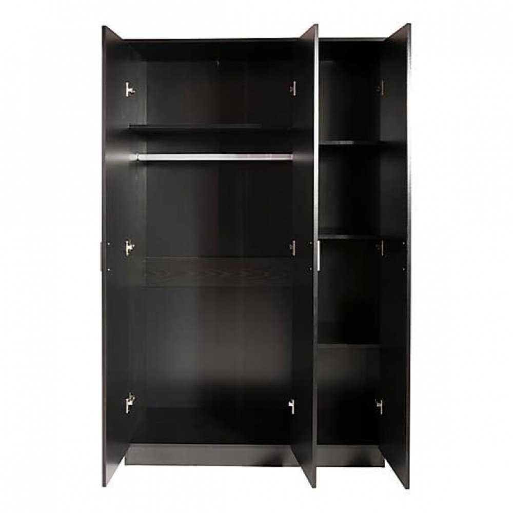 SIYAH - Black Triple Door Cupboard - Image 2