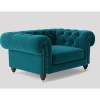 BILGE - Kingfisher Scrolled Arm Love Seat