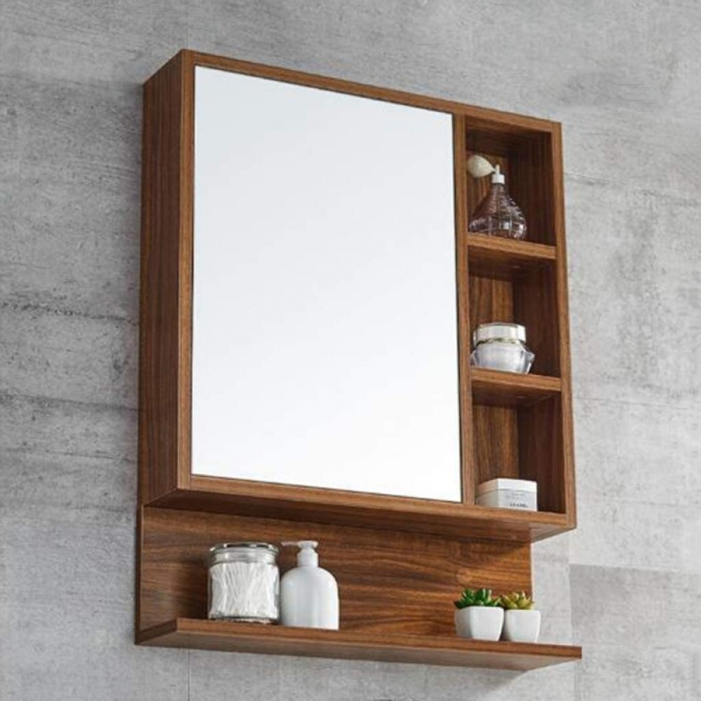 VANITE - Wall Mounted Vanity Shelf with Mirror - Image 2