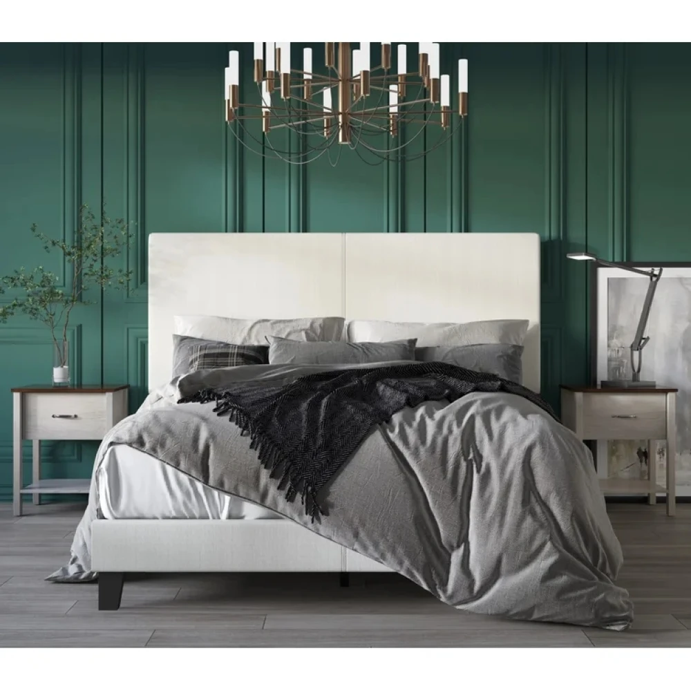 BILLET - Grey & Brown Contemporary Design Bedroom Set