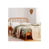 DEFNE - Classic Brown Polish Finish King size Bed