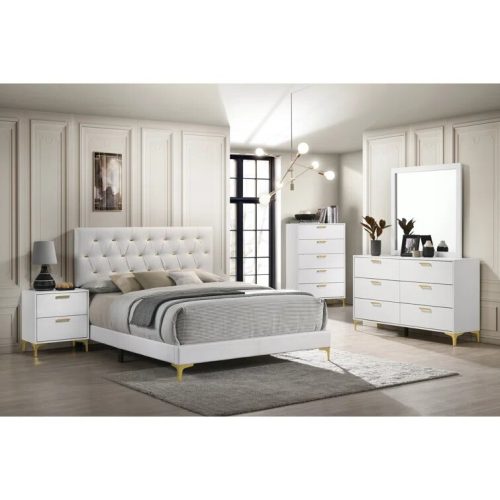 EMBED - White King Size Luxury Bedroom Set