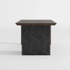 CHIARA - Two Toned Sleek Executive Table - Image 7