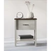 BILLET - Grey & Brown Contemporary Design Bedroom Set - Image 5