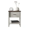 BILLET - Grey & Brown Contemporary Design Bedroom Set - Image 2