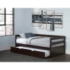 DORA - Plank Paneled Daybed With Trundle