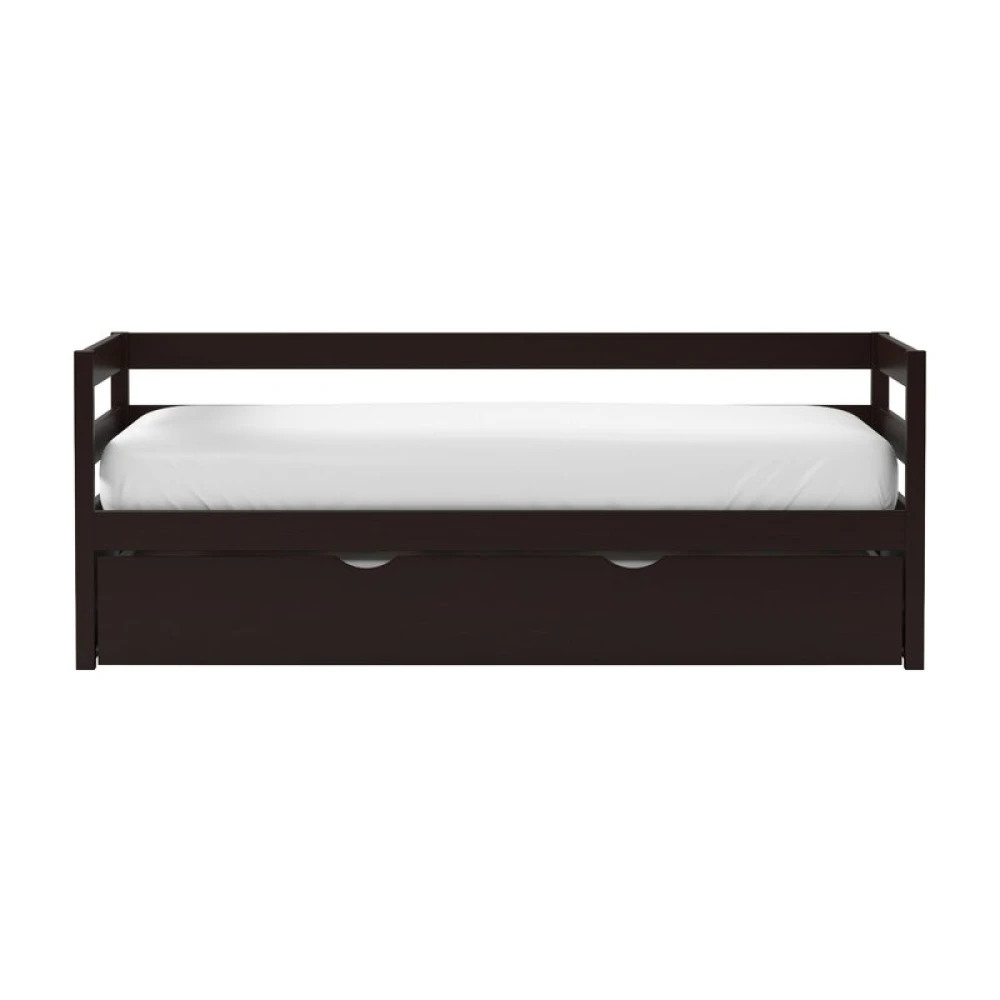 DORA - Plank Paneled Daybed With Trundle - Image 5