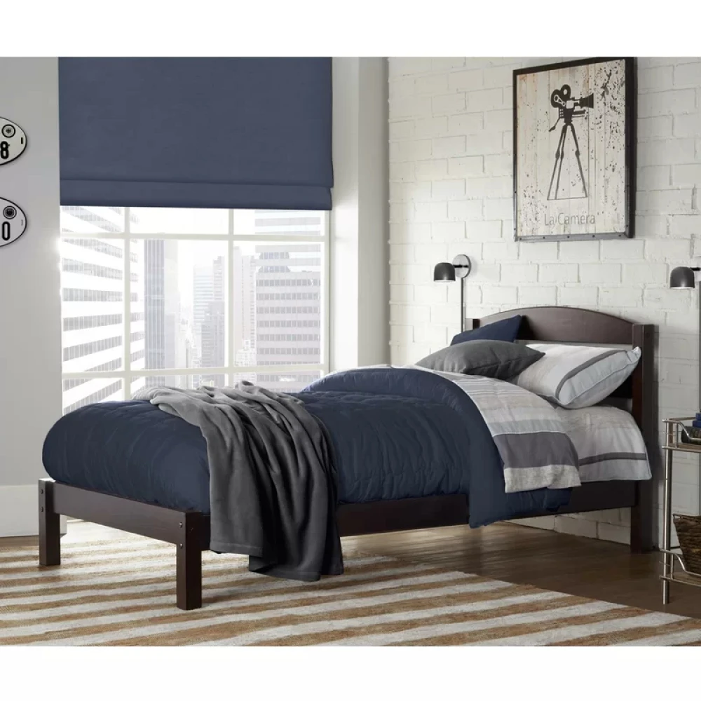 ARTHUR - Dark Brown Open Slatted Headboard Kids Bed - Image 5