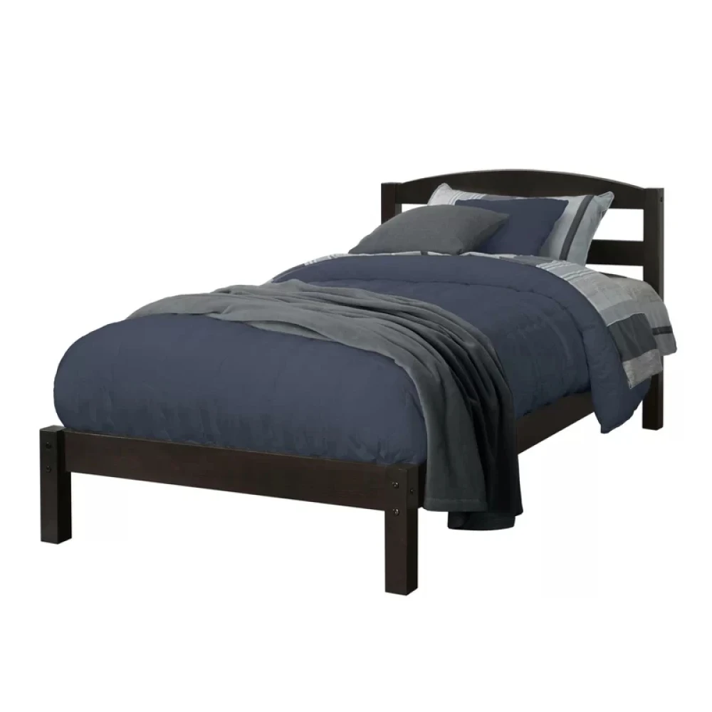 ARTHUR - Dark Brown Open Slatted Headboard Kids Bed - Image 3