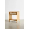AHU - Oak Nightstand with Cane Work Drawer - Image 3