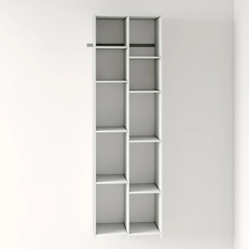 WINGO - Wall Mounted Shoe Rack White - Image 2