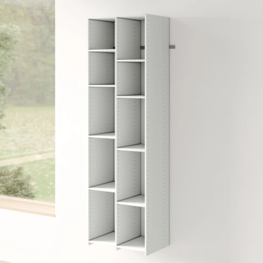 WINGO - Wall Mounted Shoe Rack White - Image 3