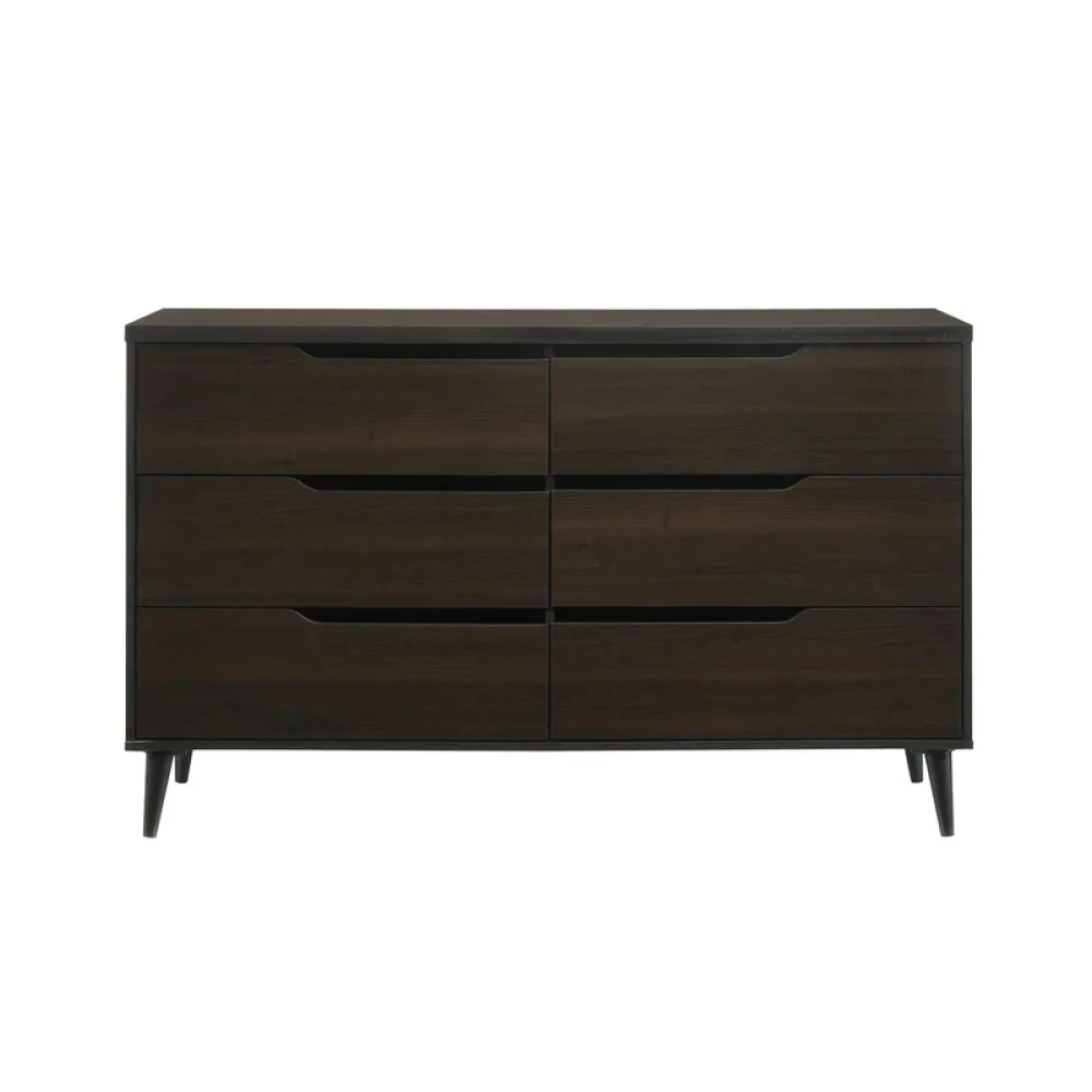 NASH - Dark Brown Four piece Bedroom Set - Image 9