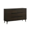 NASH - Dark Brown Four piece Bedroom Set - Image 11